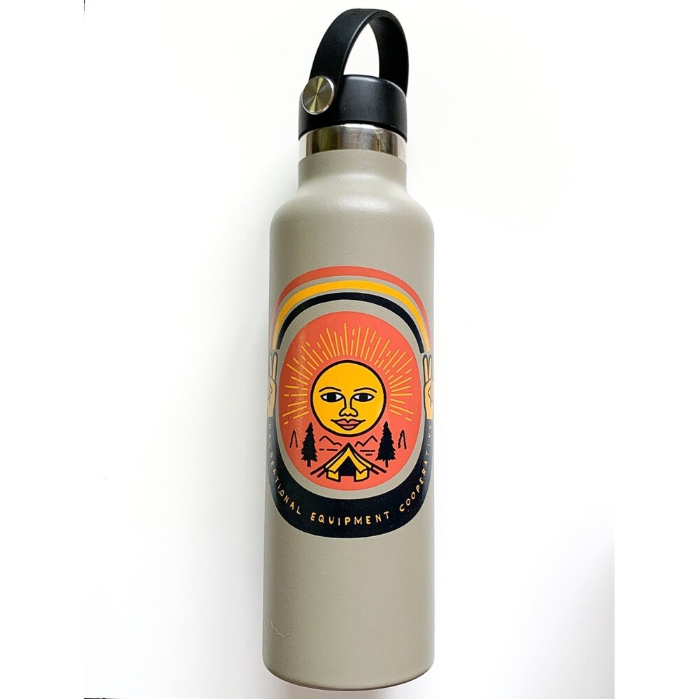 Limited Edition REI Hydro Flask Water Bottle Insulated Stainless Steel 21oz Rare